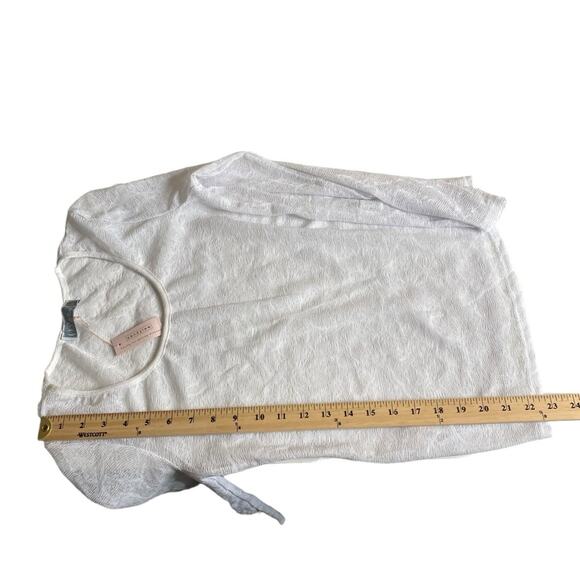 Deca De Vous A Nous Opera Open Knit Lightweight Top White Women’s Size T 3 US 6 - Picture 6 of 11